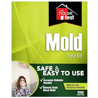 My House Test - DIY Mold Test Kit for Home - Quick 48-Hour Visible Results, Air & Surface Analysis, Mold Testing Kit - Optional Lab Analysis