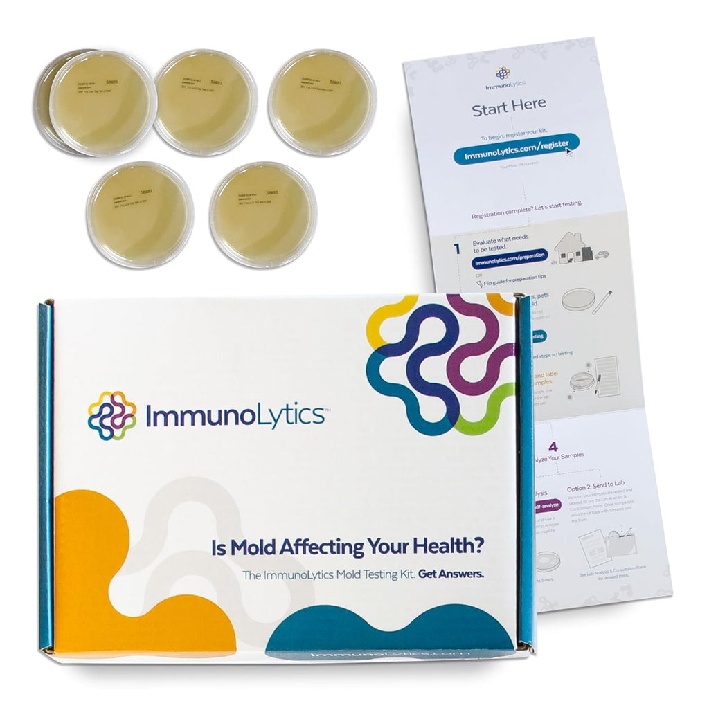 Mold Test Kit for Home - 6 Simple DIY Mold Detection Tests - Safely and Easily Test Surface Mold, Air Quality and HVAC - Detailed Mold Identification Guide - Expert Consultation