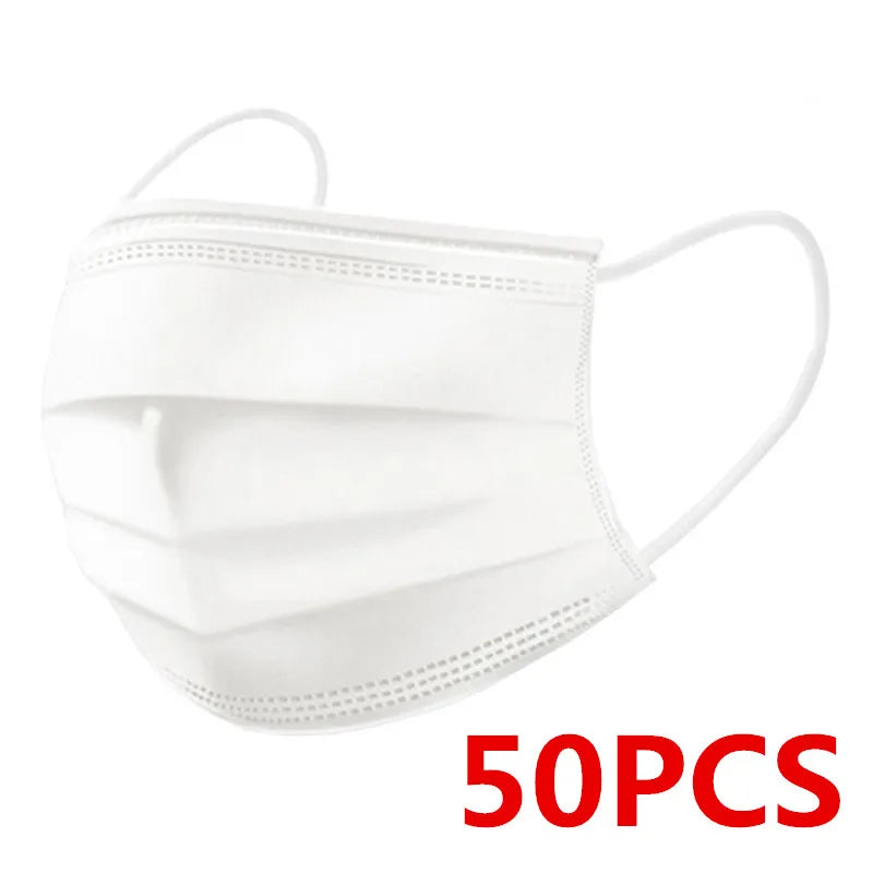 50/100/200pcs Child Disposable Face Masks Kids Filter 3 Layer Ply mask Children Non-wove Anti-dust mask Sanitary mascarillas