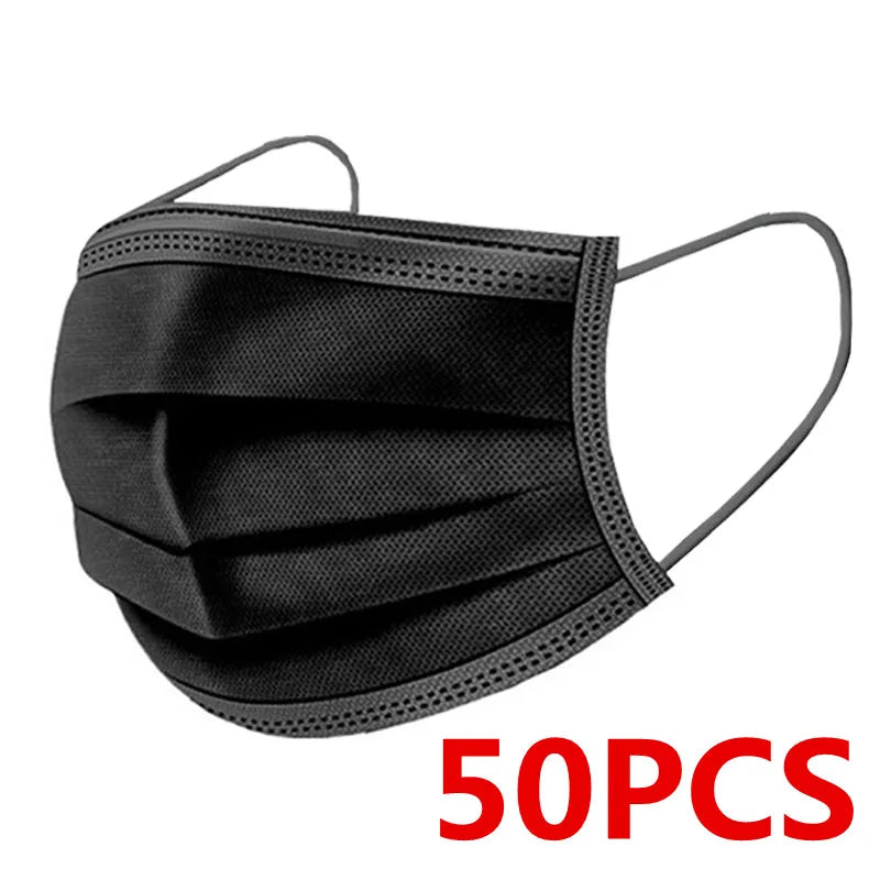 50/100/200pcs Child Disposable Face Masks Kids Filter 3 Layer Ply mask Children Non-wove Anti-dust mask Sanitary mascarillas