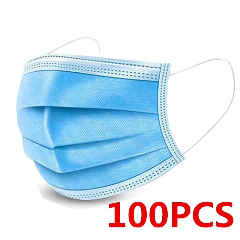 50/100/200pcs Child Disposable Face Masks Kids Filter 3 Layer Ply mask Children Non-wove Anti-dust mask Sanitary mascarillas