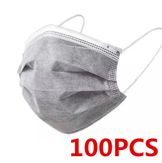 50/100/200pcs Child Disposable Face Masks Kids Filter 3 Layer Ply mask Children Non-wove Anti-dust mask Sanitary mascarillas