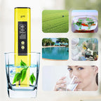 PH Meter & TDS Meter Digital Water Quality Tester 0-14 PH Meter Tester 0-9990PPM TDS&EC LCD Water Purity PPM Aquarium Filter