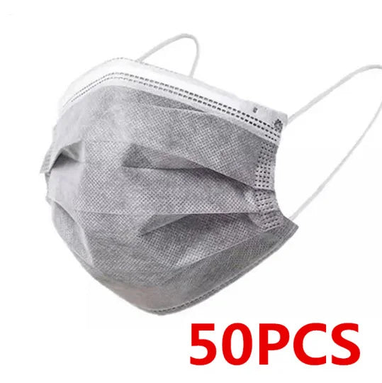 50/100/200pcs Child Disposable Face Masks Kids Filter 3 Layer Ply mask Children Non-wove Anti-dust mask Sanitary mascarillas