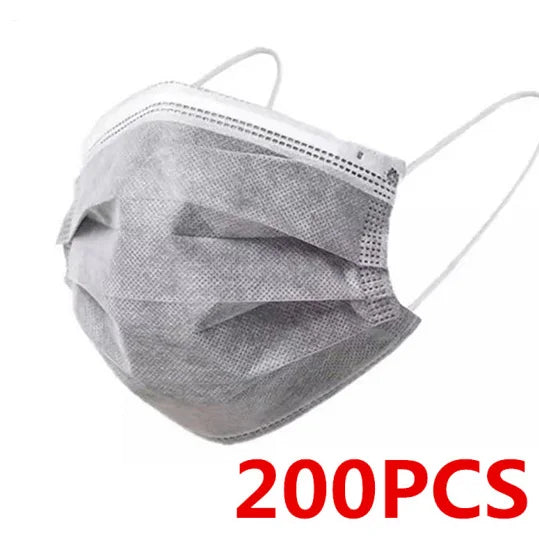 50/100/200pcs Child Disposable Face Masks Kids Filter 3 Layer Ply mask Children Non-wove Anti-dust mask Sanitary mascarillas