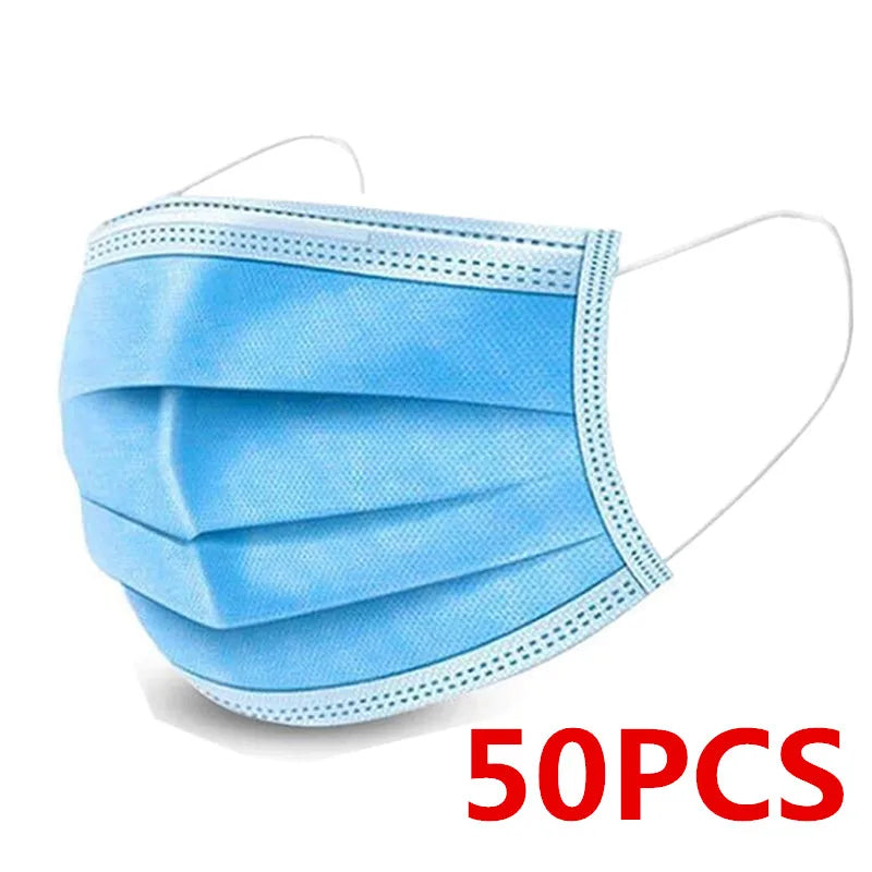 50/100/200pcs Child Disposable Face Masks Kids Filter 3 Layer Ply mask Children Non-wove Anti-dust mask Sanitary mascarillas