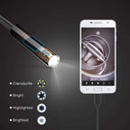 Type-c Android USB Endoscope Camera 7.0mm Hard Cable PC Android Phone Endoscope Pipe Type C Endoscope Inspection Mini Camera
