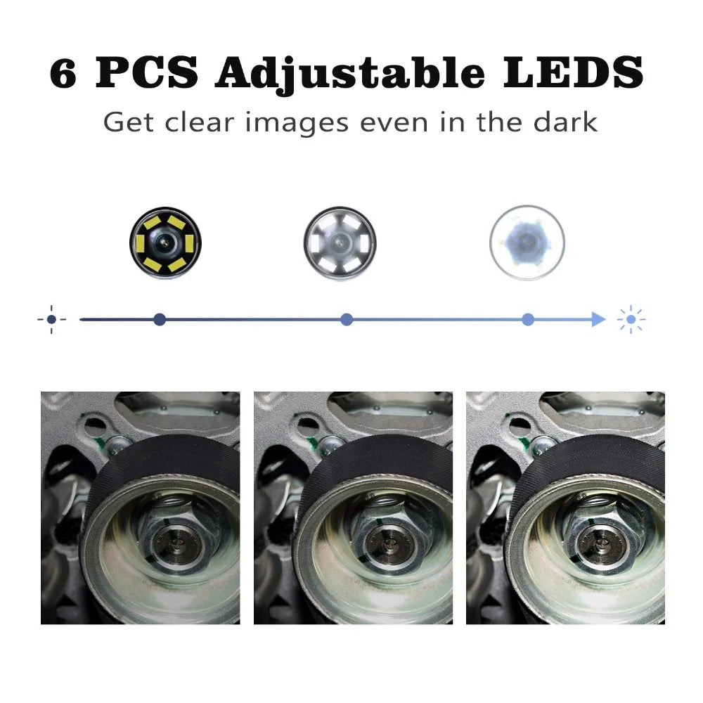 Type-c Android USB Endoscope Camera 7.0mm Hard Cable PC Android Phone Endoscope Pipe Type C Endoscope Inspection Mini Camera