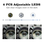 Type-c Android USB Endoscope Camera 7.0mm Hard Cable PC Android Phone Endoscope Pipe Type C Endoscope Inspection Mini Camera