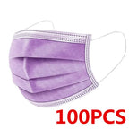 50/100/200pcs Child Disposable Face Masks Kids Filter 3 Layer Ply mask Children Non-wove Anti-dust mask Sanitary mascarillas