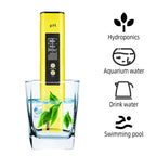 PH Meter & TDS Meter Digital Water Quality Tester 0-14 PH Meter Tester 0-9990PPM TDS&EC LCD Water Purity PPM Aquarium Filter