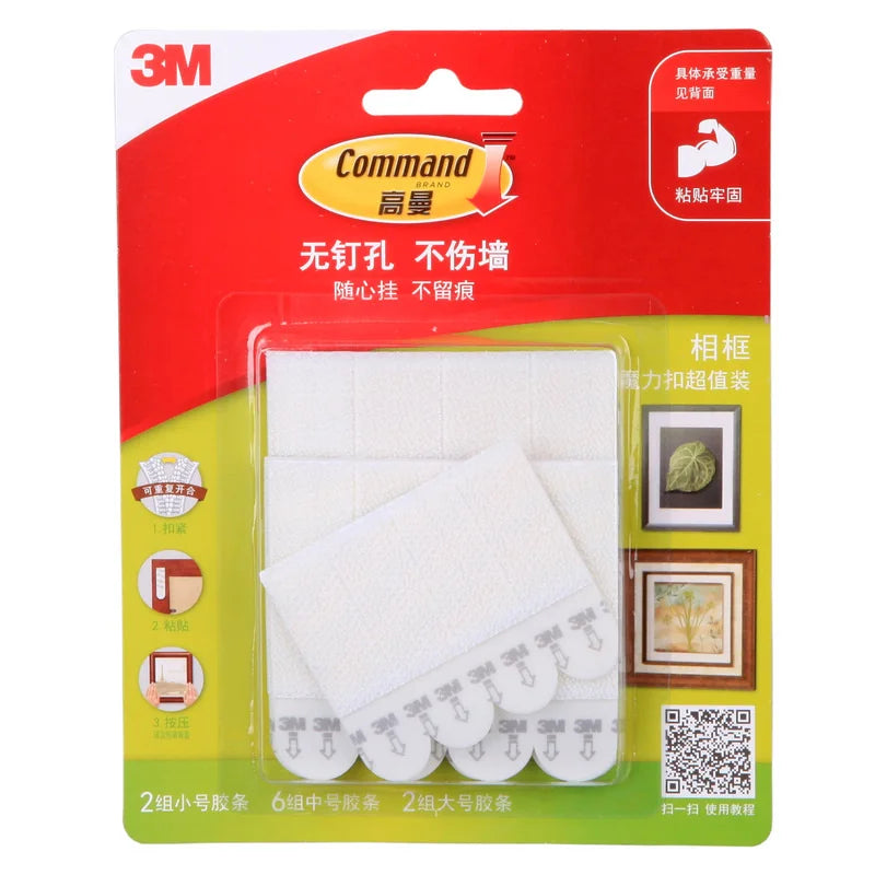 3M Command Picture hanging Strips Damage Free Hanging Picture Hangers, No Tools Wall Hanging Strips for Home Decor