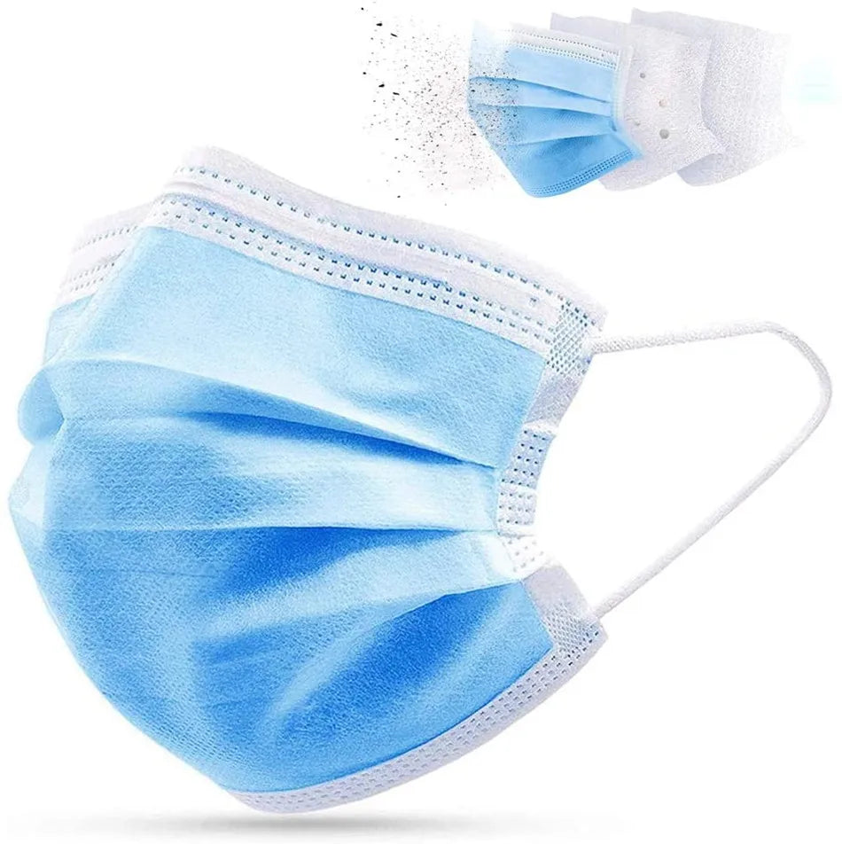 50/100/200pcs Child Disposable Face Masks Kids Filter 3 Layer Ply mask Children Non-wove Anti-dust mask Sanitary mascarillas