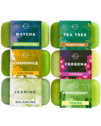 O NATURALS 100% Natural Bar Soap - Gift Set - Organic Ingredients & Essential Oils - Spa Gifts for Women & Men, Body Wash & Face Soap - 6PC Green Tea Soap Collection Visit the O NATURALS Store