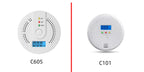 Independent CO Alarm Sensor Carbon Monoxide Alarm Detector High Sensitive Warning LCD Display CO Alarm With UL2034