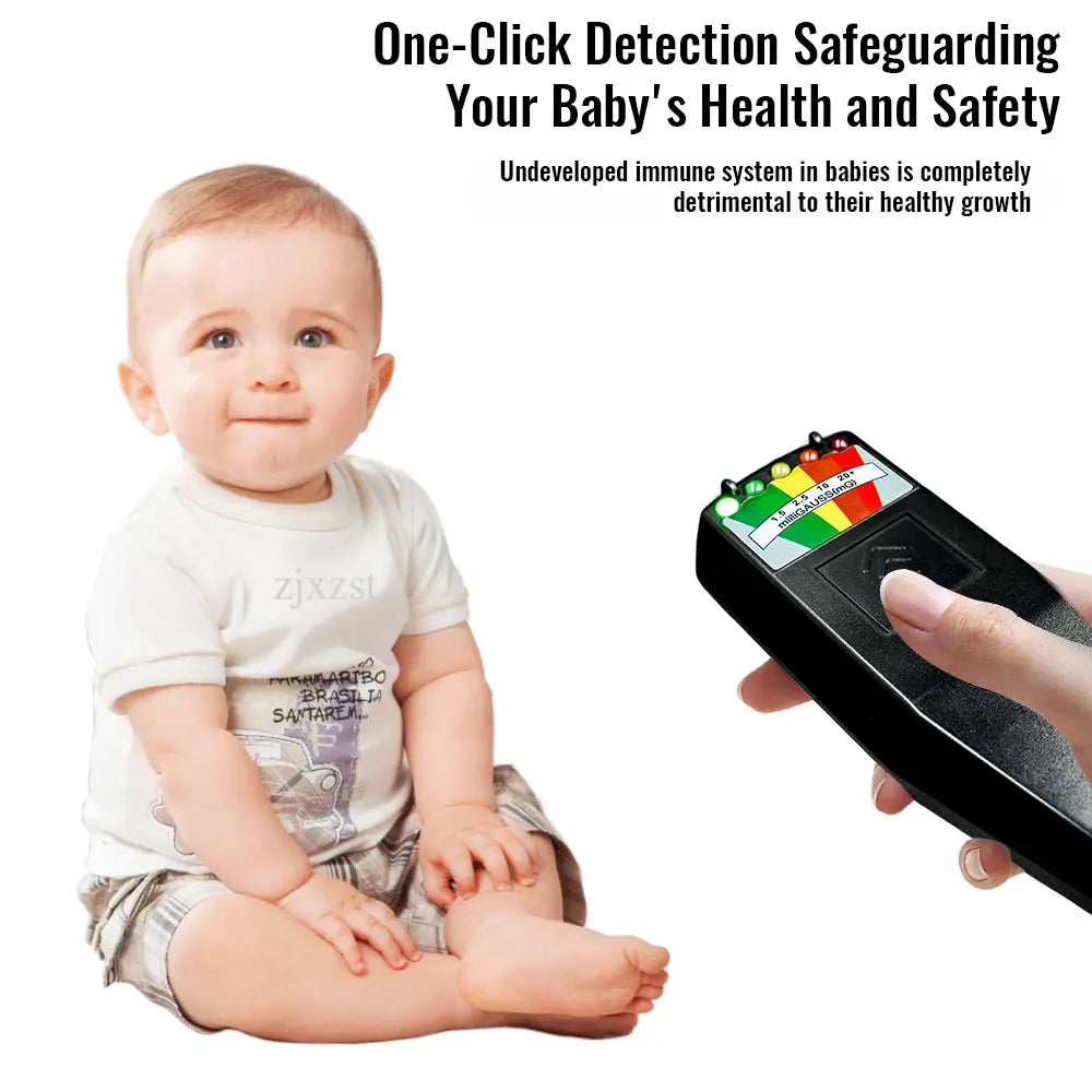 Professional Handheld EMF Meter Radiation Detector - Gauss Tesla Tester, Digital Dosimeter for Home/Industry