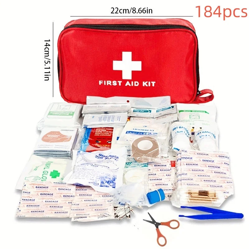 Portable Emergency Medical First Aid Bag Kit For Household Outdoor Travel Camping Equipment Medicine Survival