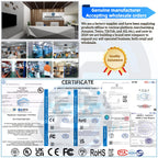 Carbon Monoxide Smoke Detector, CO and Smoke Alarm, Combination CO Alarm,Fire Alarm for Home and Kitchen