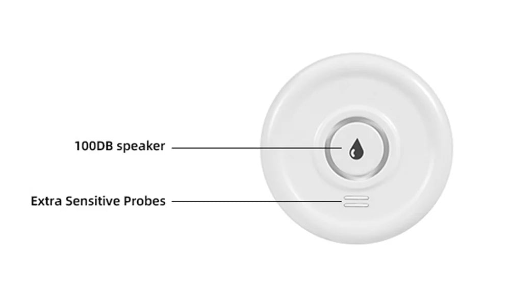 Fuers Water Leakage Detector Smart Home Alarm Tuya Smart Water level Sensor Home Alarm System Water Leak Security Alarm System