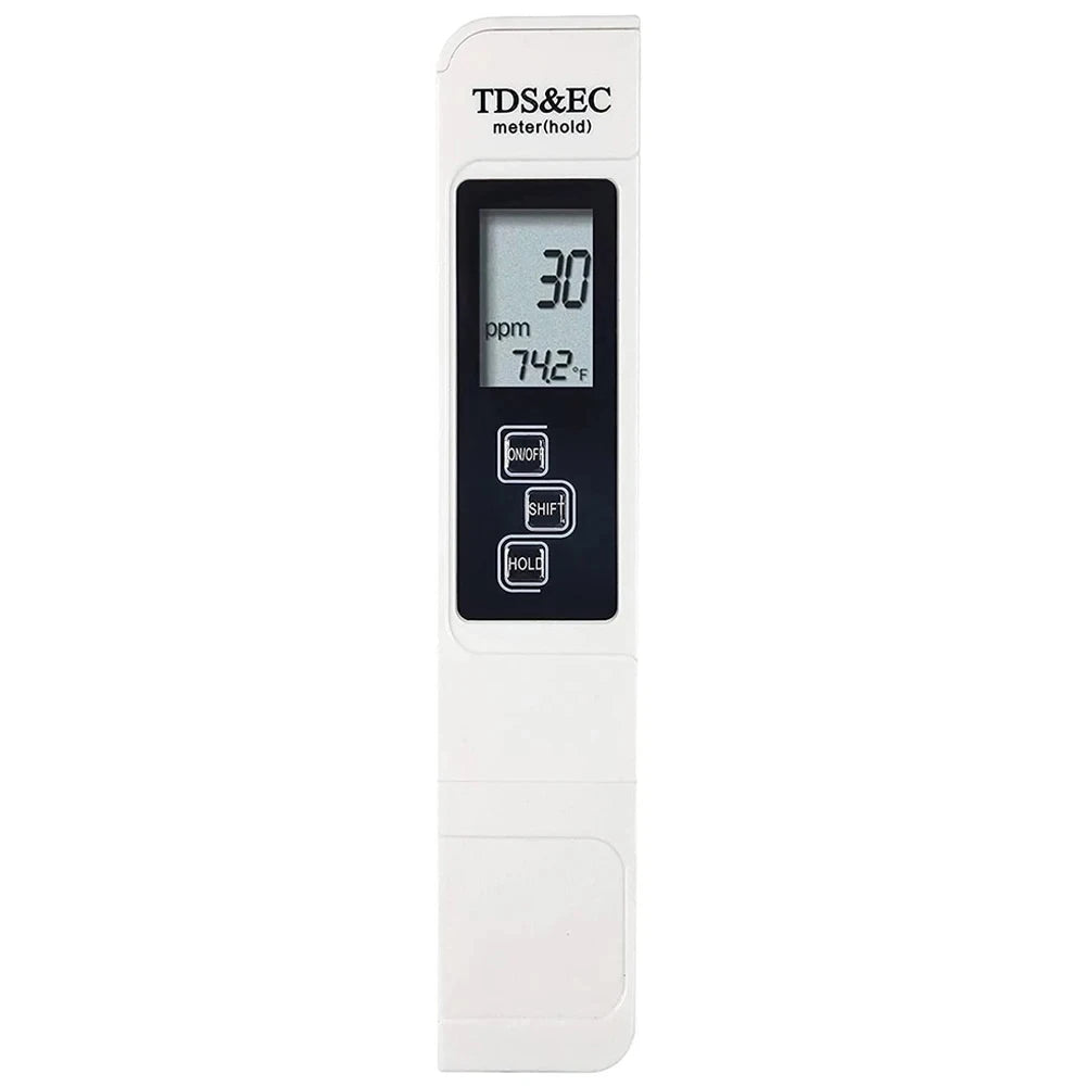 PH Meter & TDS Meter Digital Water Quality Tester 0-14 PH Meter Tester 0-9990PPM TDS&EC LCD Water Purity PPM Aquarium Filter