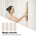 12-36 Pairs White Tape Damage-Free Picture&Frame Hanging Strips Wall Sticker Hook Value Pack Picture Hanging Strips DIY Stickers