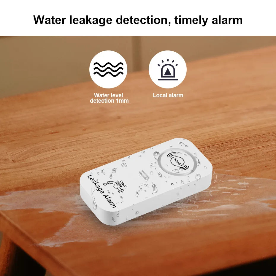 KERUI Water Leak Detectors 1/2/3 Pack 90dB Alarm Sensor Sensitive Leak And Drip Alert For Kitchen Bathroom Wireless Easy to Use