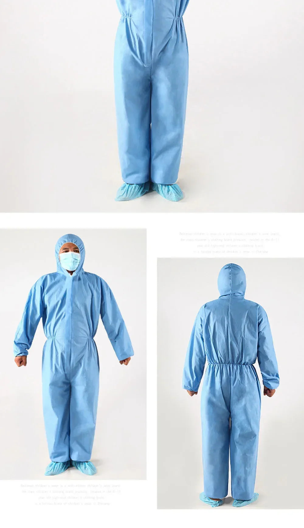Disposable Breathable Dustproof Water Oil Resistant Work Safety Overall Anti Dust Spary Painting Decorating Labour Coverall Suit
