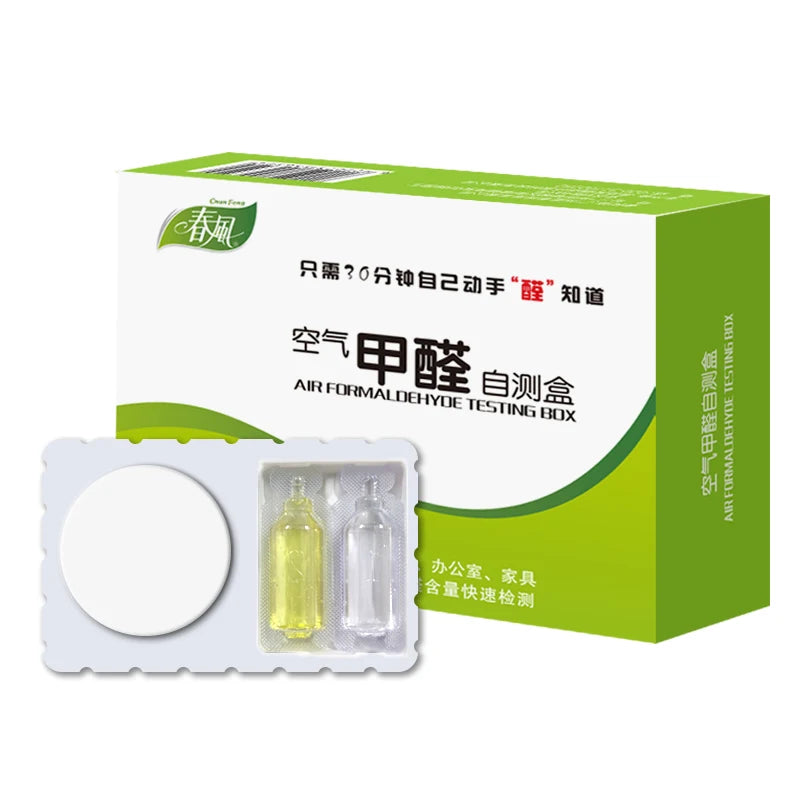 Formaldehyde Test Kit Test Paper boxs New House Indoor Air Quality Test Reagent Test Tube Tester Home Self-test Gas Detect