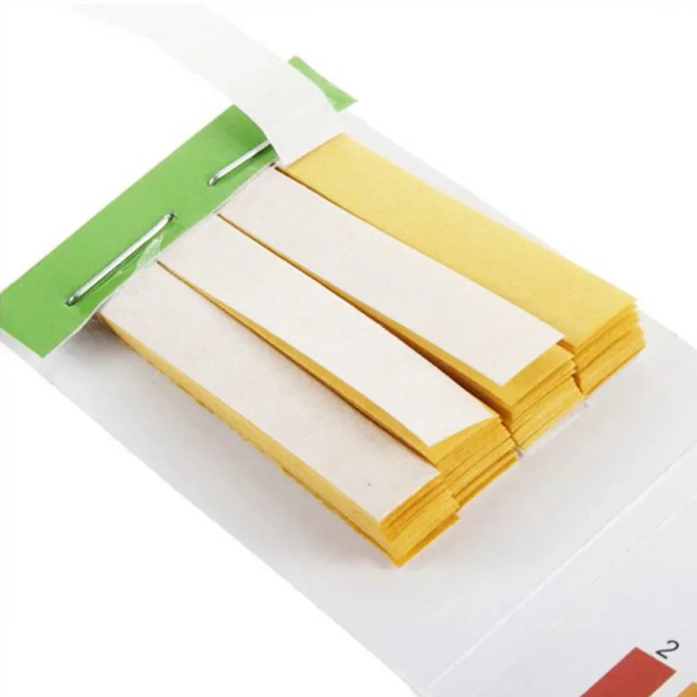 80 Strips Professional 1-14 ph Litmus Paper Ph Test Strips Water Cosmetics Soil Acidity Test Strips with Control Card