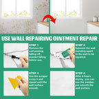 Drywall Putty Wall Repair Hole Kit,Wall Mending Agent with Scraper To Fill Wall Holes,Plaster Dent Repair Wall Plastering Tools