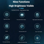 Powerful P70 LED Flashlights High Power Ultra Bright Tactical Light Emergency Spotlights Telescopic Zoom Light Built-in Battery