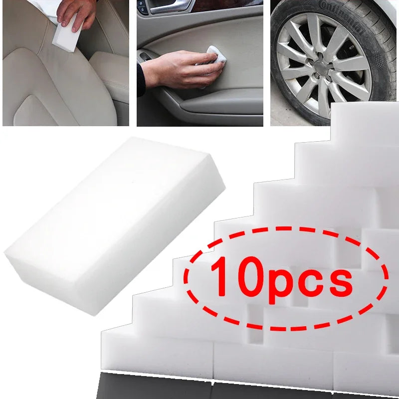 10PCS Magic Sponge Eraser White Melamine Sponge for Dishwashing Kitchen Bathroom Office Cleaner Cleaning Tools