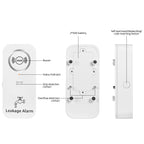 KERUI Water Leak Detectors 1/2/3 Pack 90dB Alarm Sensor Sensitive Leak And Drip Alert For Kitchen Bathroom Wireless Easy to Use