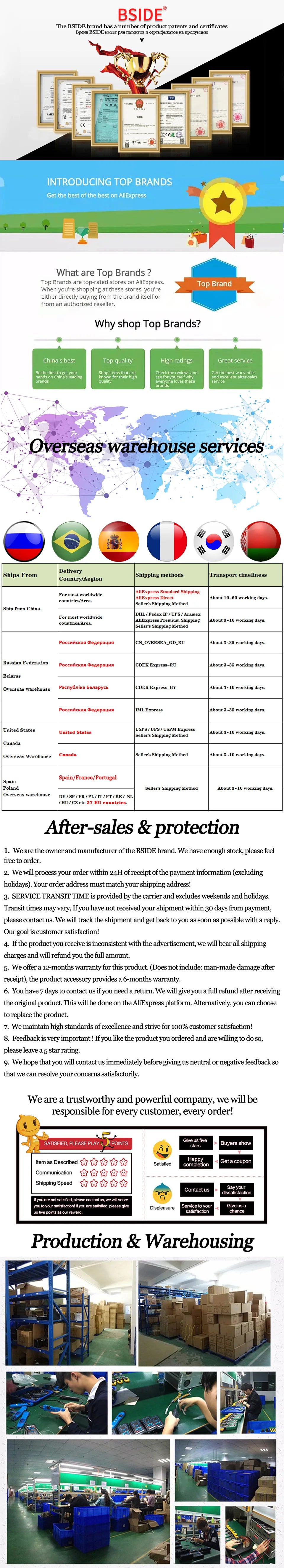 BSIDE K7 EMF Meter Electric Magnetic Field Tester Electromagnetic Wave Radiation Signal Detector WiFi 5G Search Auto Measurement