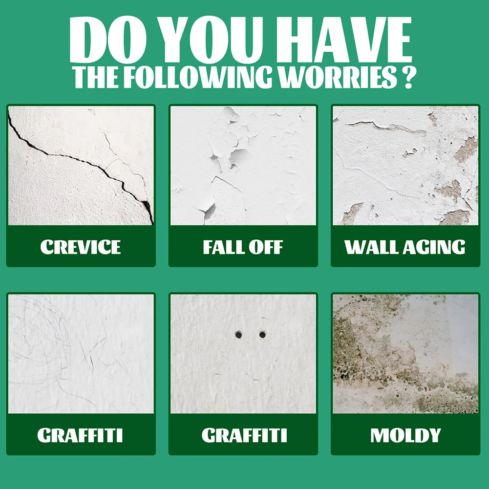 Drywall Putty Wall Repair Hole Kit,Wall Mending Agent with Scraper To Fill Wall Holes,Plaster Dent Repair Wall Plastering Tools