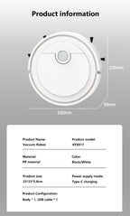 Xiaomi Smart Sweeping Robot 3-in-1 Smart Cleaner Household Rechargeable Fully Automatic Vacuum Cleaner 6000Pa Suction Pet Hair