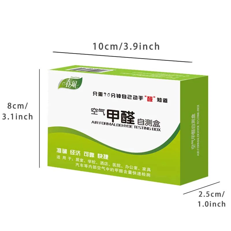 Formaldehyde Test Kit Test Paper boxs New House Indoor Air Quality Test Reagent Test Tube Tester Home Self-test Gas Detect
