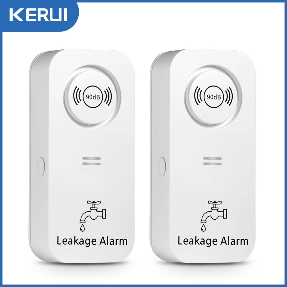 KERUI Water Leak Detectors 1/2/3 Pack 90dB Alarm Sensor Sensitive Leak And Drip Alert For Kitchen Bathroom Wireless Easy to Use