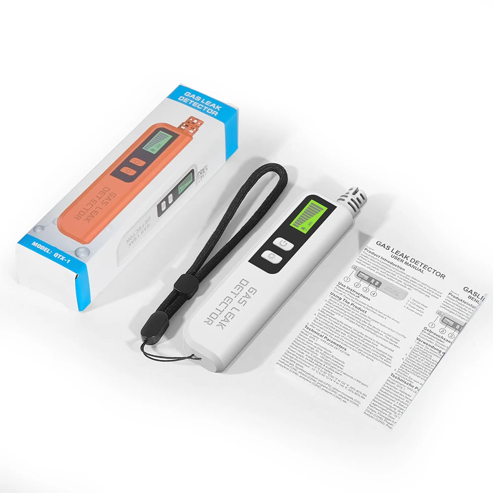 2025 Newest Combustible Gas Leak Sensor Detector Natural Gas  Methane Gas Leak Detector CO CH4 C2H4 C3H6 C3H4 C2H2 Gas Analyzer