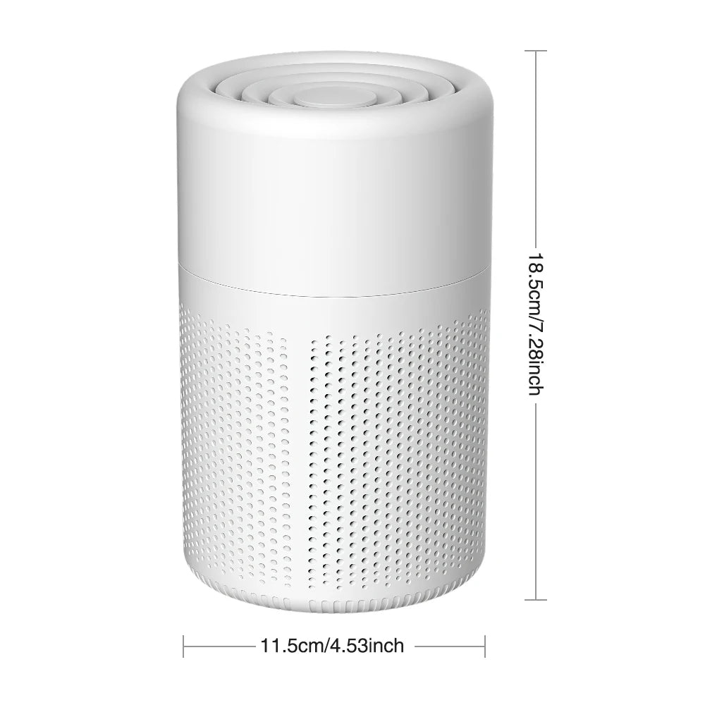 Household Air Purifier Portable Air Cleaner Mini Desktop Air Purifier With HEPA Filter Air Freshener Air Cleaner For Home Office
