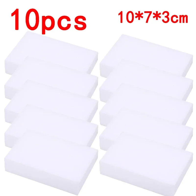 10PCS Magic Sponge Eraser White Melamine Sponge for Dishwashing Kitchen Bathroom Office Cleaner Cleaning Tools