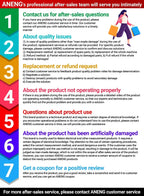 ANENG TH202 Infrared Thermometer Non-contact -50~600℃ Digital Laser Temperature Meter LCD display Pyrometer Point Gun Tester