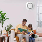 Battery Operated Smoke Alarm For Home Photoelectric Smoke Detector LED Smoke Alarm Test Button Smoke Detector Bedroom Safety