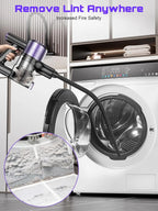 Cordless Vacuum Cleaner, 40Kpa/500W/45min 10 in 1 Powerful Stick Lightweight Vacuum Cleaner for Home Pet Hair/Hard Floor/Carpet