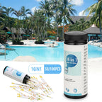 16 In 1 Drinking Water Test Kit Strips Home Water Quality Test Swimming Pool Spa Water Test Strips Nitrate Nitrite PH Hardness