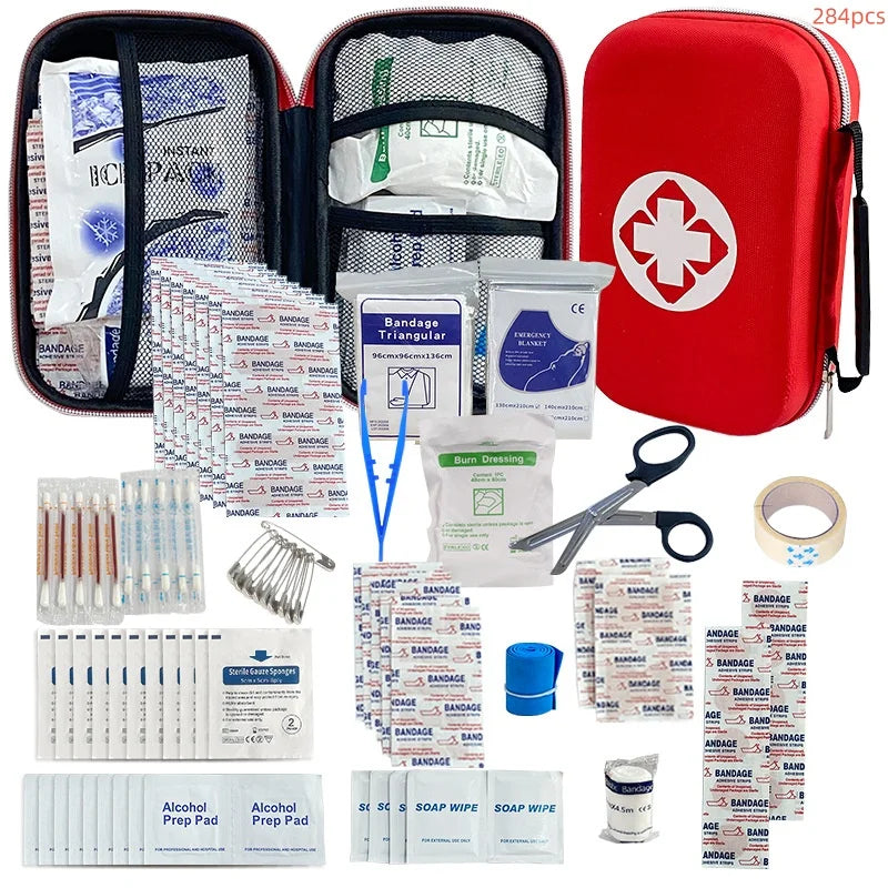 Portable Emergency Medical First Aid Bag Kit For Household Outdoor Travel Camping Equipment Medicine Survival