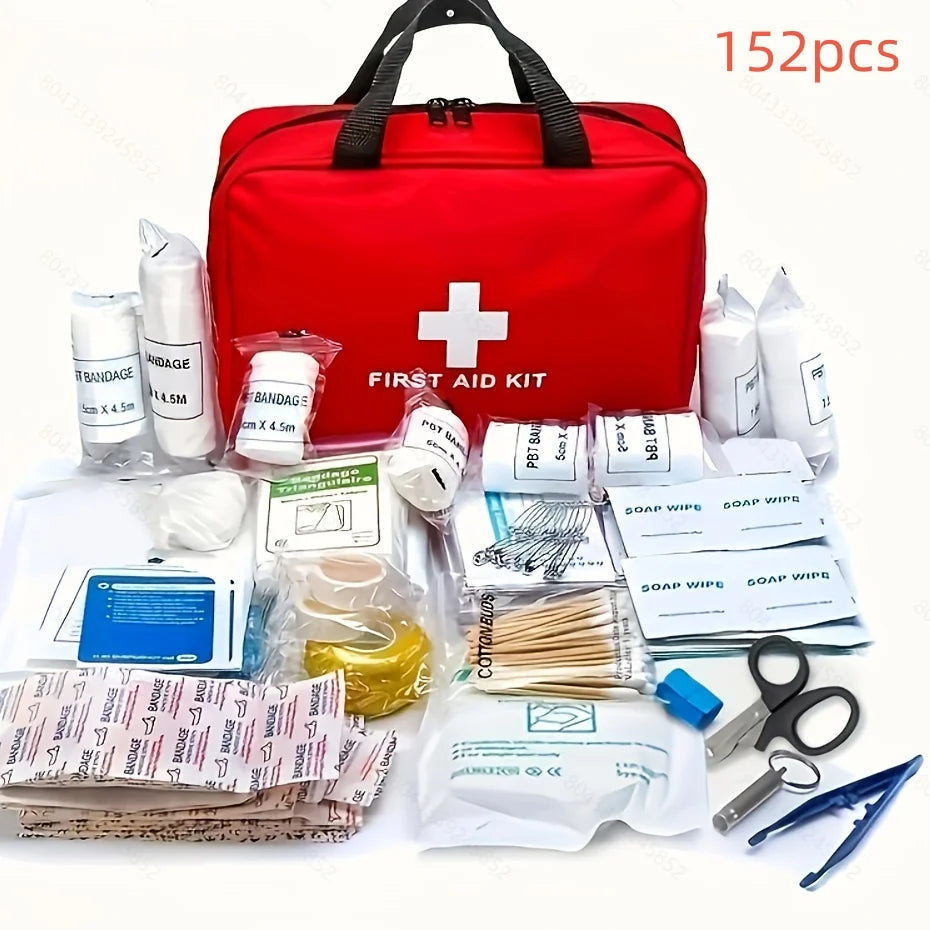 Portable Emergency Medical First Aid Bag Kit For Household Outdoor Travel Camping Equipment Medicine Survival