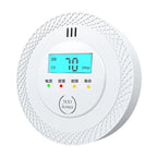 Carbon Monoxide Alarm Detector Battery Powered Smoke and Carbon Monoxide Detector Alarm LCD Display CO Detector for Home Depot