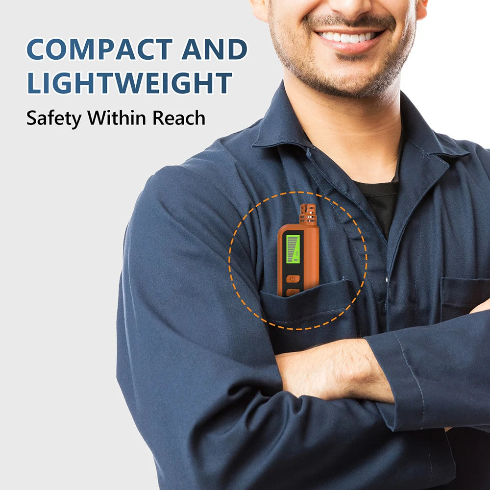 2025 Newest Combustible Gas Leak Sensor Detector Natural Gas  Methane Gas Leak Detector CO CH4 C2H4 C3H6 C3H4 C2H2 Gas Analyzer