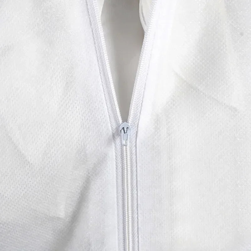 Disposable Breathable Dustproof Water Oil Resistant Work Safety Overall Anti Dust Spary Painting Decorating Labour Coverall Suit